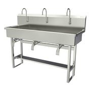 Sani-Lav Stainless Steel Sink, 20" x 60" - Hands-Free Battery-Powered Sensor