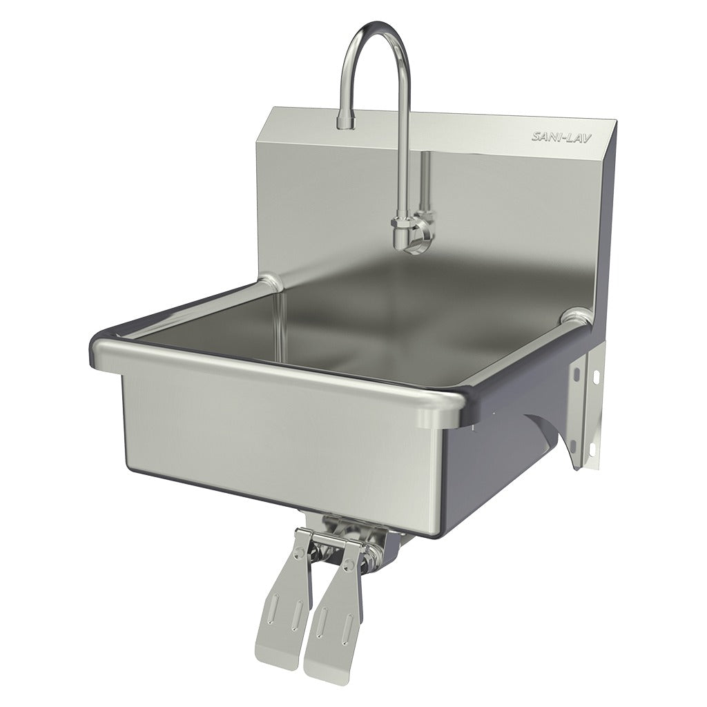 Sani-Lav 705 Stainless Steel Sink, 17 1/2" x 20" - Default Title
