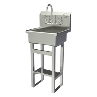 Sani-Lav Stainless Steel Hand Sink, 17 1/2" x 20" - Hand