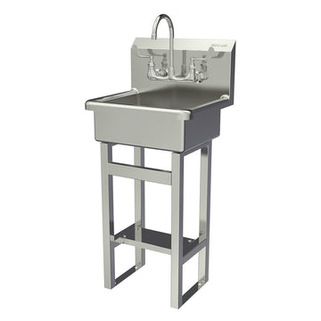 Sani-Lav Stainless Steel Hand Sink, 17 1/2" x 20" - Hand