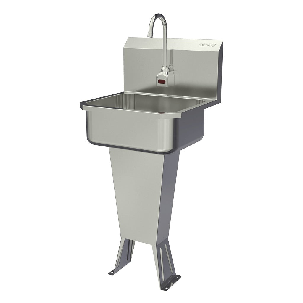 Sani-Lav Stainless Steel Sink, 18" x 19" - AC-Powered