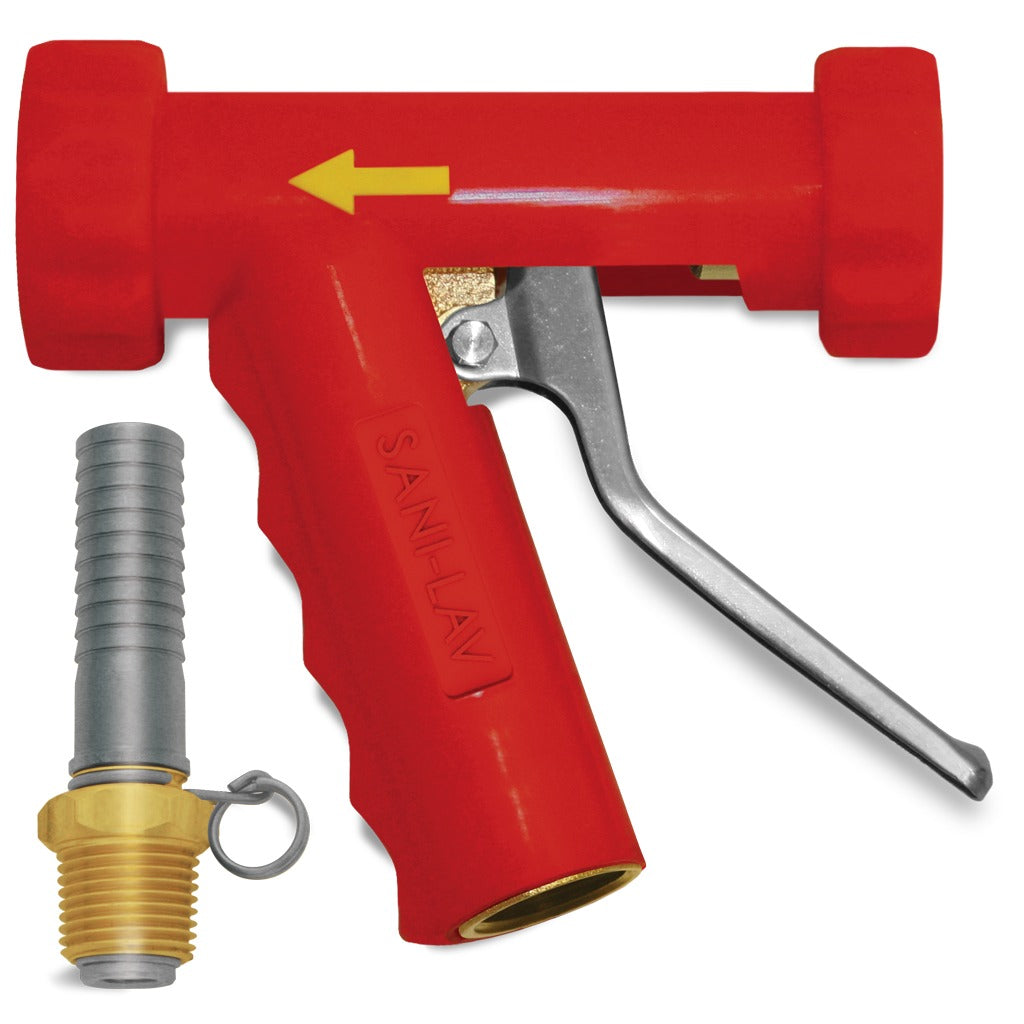 Sani-Lav Brass Spray Nozzle - Red