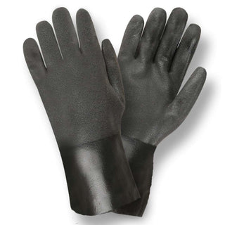 Cordova Safety Products 5112SI PVC Glove, L, Black, 12/Case - Default Title
