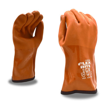 Cordova Safety Products 5325L PVC Glove, L, Orange, 12/Case - Default Title