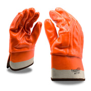 Cordova Safety Products 5710F Cotton Glove, L, Orange, 12/Pack - Default Title