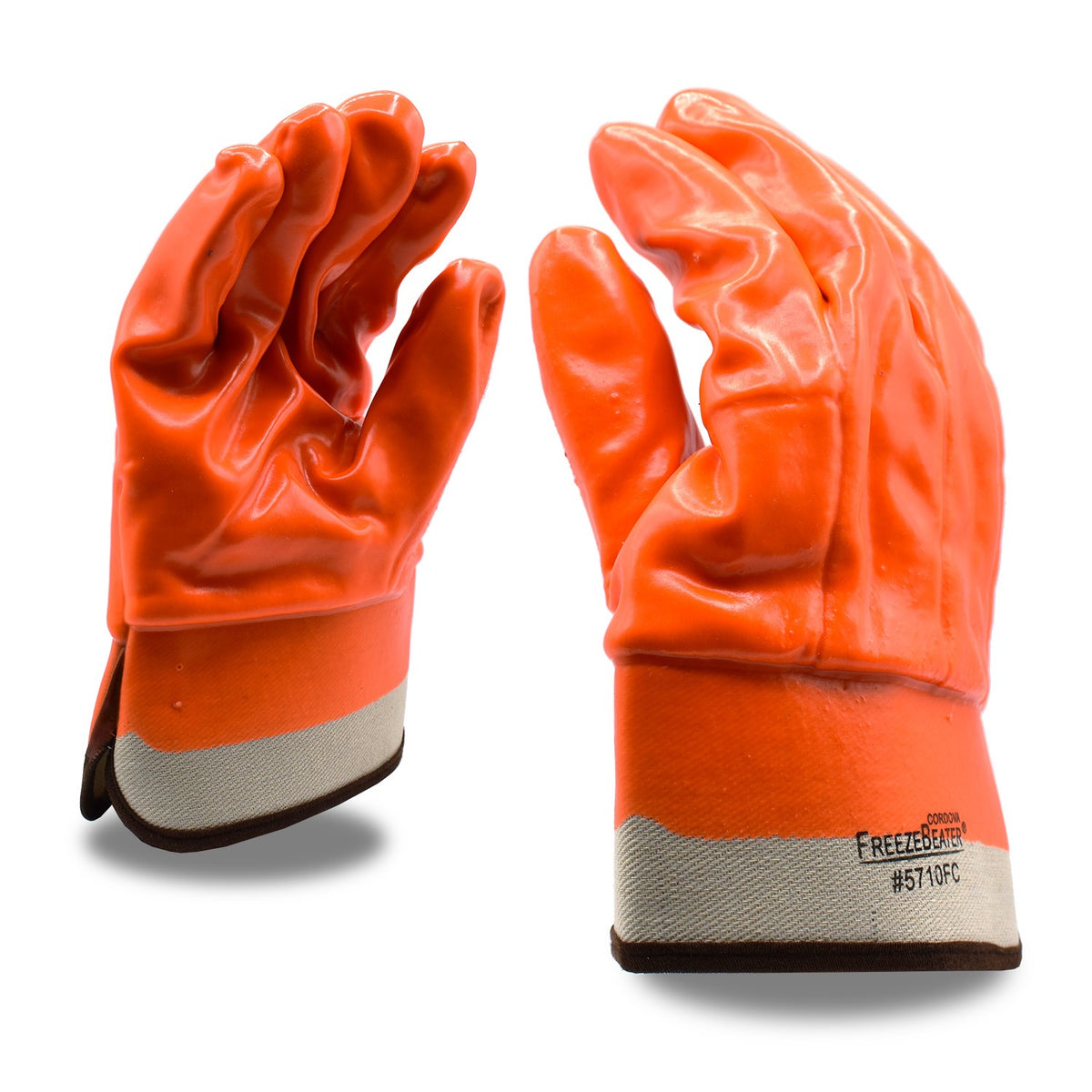 Cordova Safety Products 5710F Cotton Glove, L, Orange, 12/Pack - Default Title