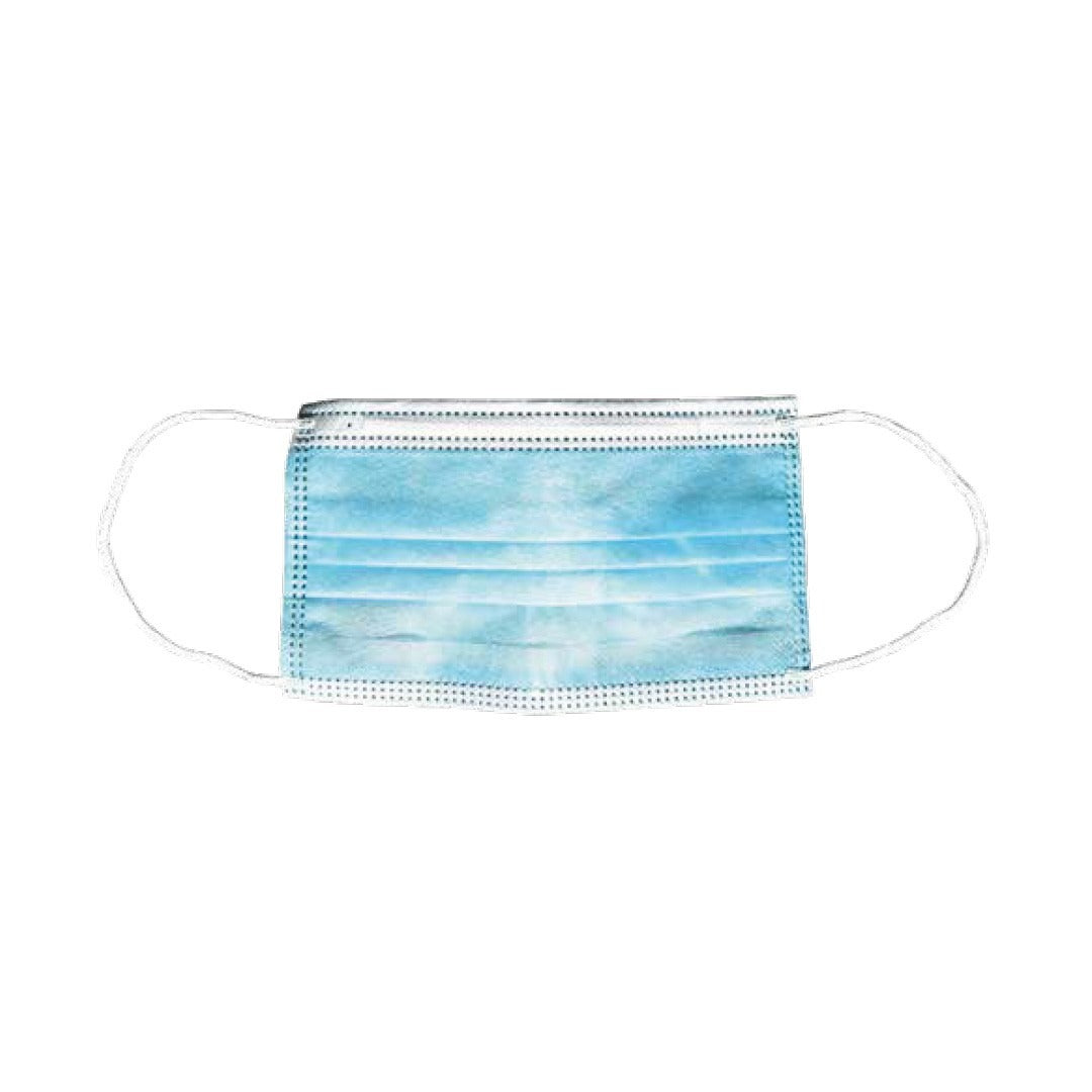 Cordova Safety Products ELM100 Polypropylene Face Mask, One Size Fits Most, Blue, 2,000/Case - Default Title