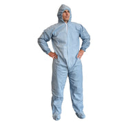 Cordova Safety Products Coverall, Blue, 25/Case - L