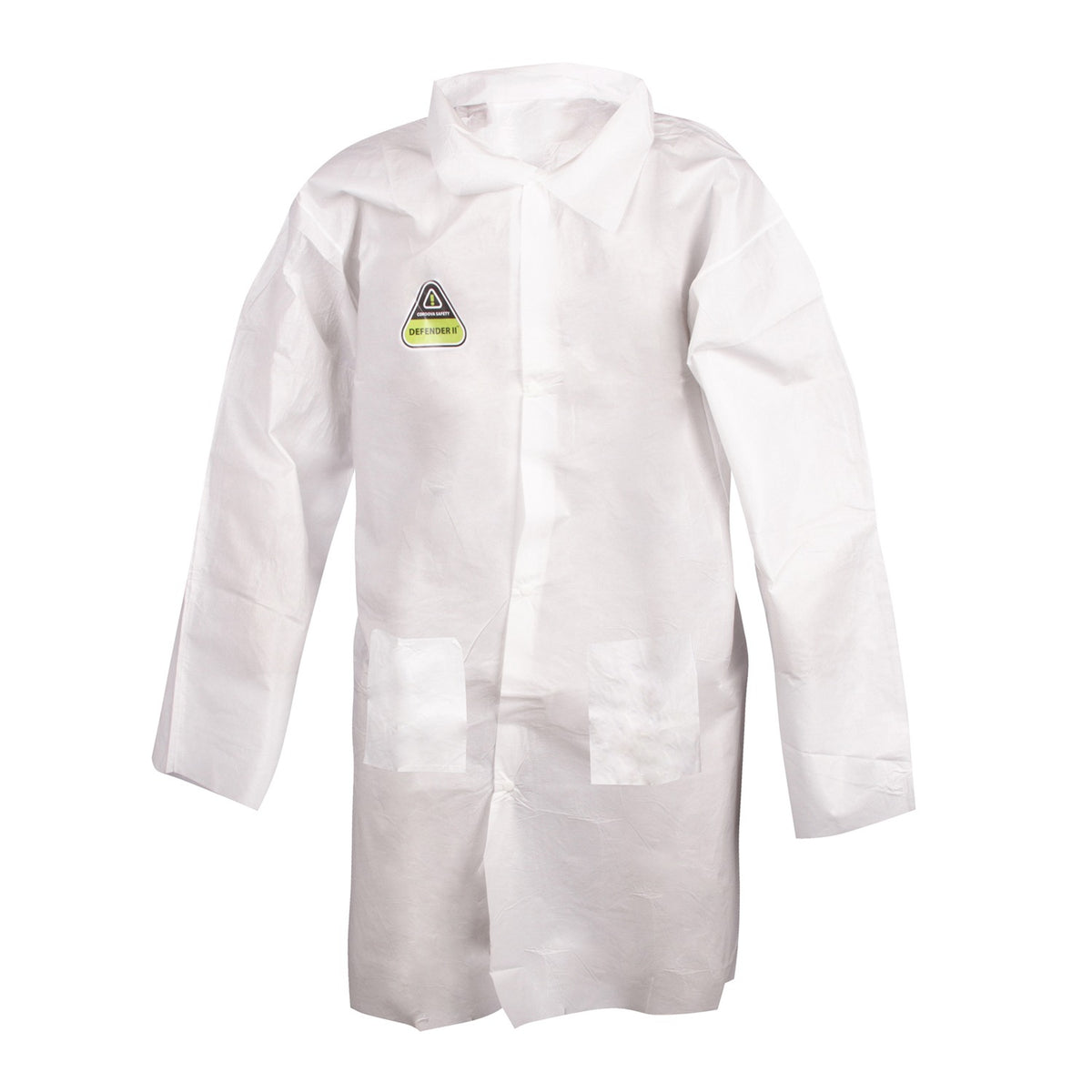 Cordova Safety Products Defender II Lab Coat, White, 30/Case - XL