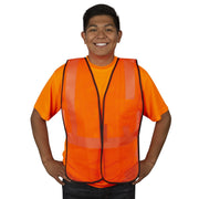 Cordova Safety Products Safety Vest, One Size Fits Most - Orange