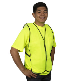 Cordova Safety Products Safety Vest, One Size Fits Most - Green