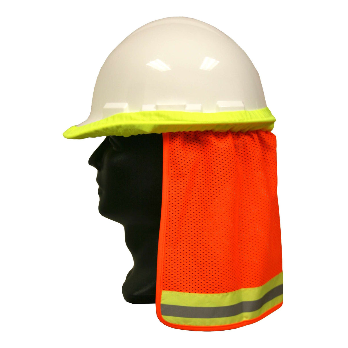 Cordova Safety Products Polyester Mesh Neck Shade, One Size Fits Most - Orange