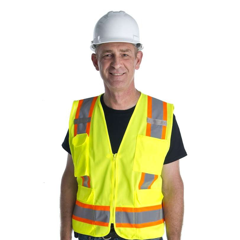 Cordova Safety Products VS286 Reflective Safety Vest, Green - M