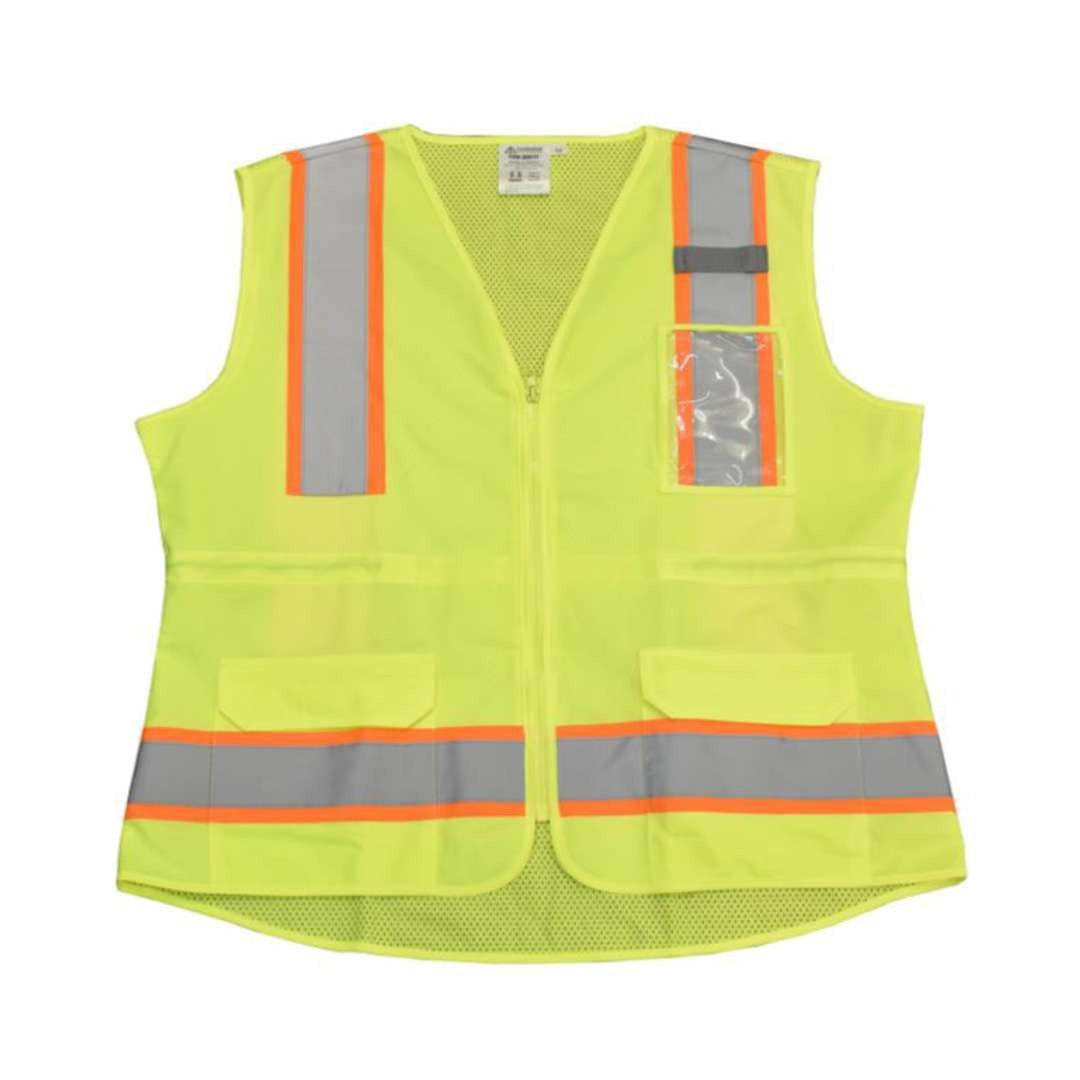 Cordova Safety Products Reflective Safety Vest, Green - L