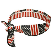 Cordova Safety Products Cotton Cooling Bandana, One Size Fits Most - Blue Red White