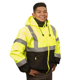 Cordova Safety Products J201-M Polyester Bomber Jacket, M, Green - Default Title