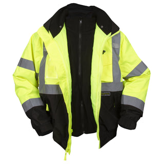 Cordova Safety Products J301 Polyester Bomber Jacket, Green - 2XL