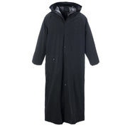 Cordova Safety Products Rain Coat, 60" Long, Black - 5XL
