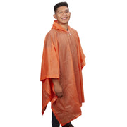 Cordova Safety Products PVC Rain Poncho, One Size Fits Most - Orange