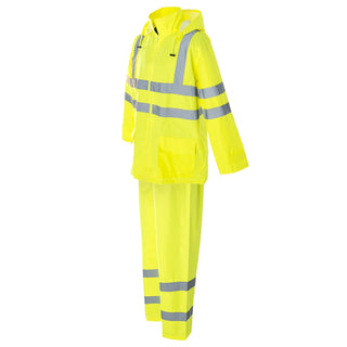Cordova Safety Products Rainsuit, Yellow - 4XL