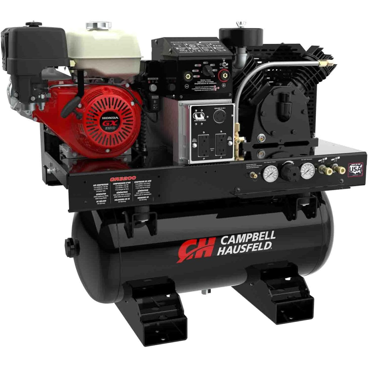 Campbell Hausfeld GR3200 Cast Iron Air Compressor, 32" x 58" - photo 2