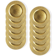 The Jay Companies Charge It by Jay Plastic Gold Charger Plate, 13" Diameter, 12/Pack - photo 2