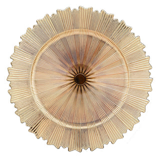 American Atelier Plate Jay Companies, 13" Diameter, 12/Pack - Gold