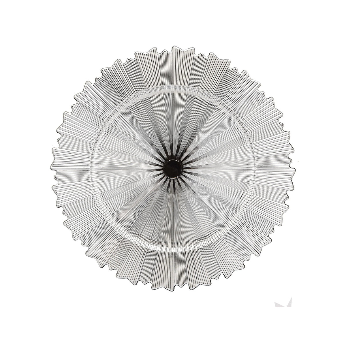 American Atelier Plate Jay Companies, 13" Diameter, 12/Pack - Silver