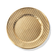 American Atelier 1270764-4 Plate Jay Companies, 13" Diameter, Gold, 12/Pack - Default Title