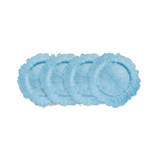 American Atelier 1270863-4 Plate Jay Companies, 13" Diameter, Blue, 12/Pack - Default Title