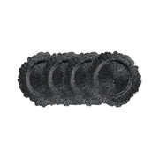 American Atelier 1270866-4 Plate Jay Companies, 13" Diameter, Black, 12/Pack - Default Title