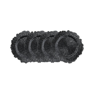 American Atelier 1270866-4 Plate Jay Companies, 13" Diameter, Black, 12/Pack - Default Title