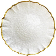 The Jay Companies Charge It by Jay Glass Ice Queen, 13" Diameter, 12/Pack - Gold White