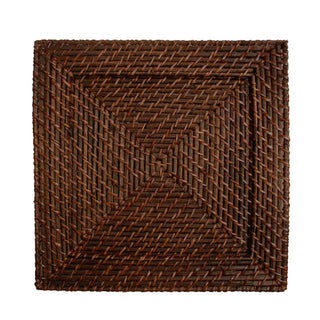 The Jay Companies 1660147J Charge It by Jay Rattan Charger Plate, 13" x 13", Brown, 12/Pack - Default Title