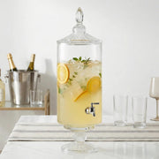 The Jay Companies 210142-RB Glass Beverage Dispenser, 2 gal., Clear - photo 2
