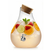American Atelier 210200-RB Glass Beverage Dispenser, 2.5 gal., Clear - Default Title