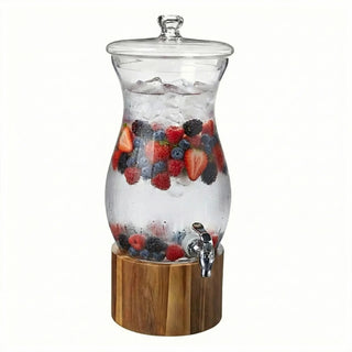 American Atelier Madera Glass Beverage Dispenser, Brown - 1.5 gal.