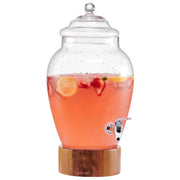 American Atelier Madera Glass Beverage Dispenser, Brown - photo 5