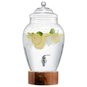 American Atelier Madera Glass Beverage Dispenser, Brown - 3 gal.