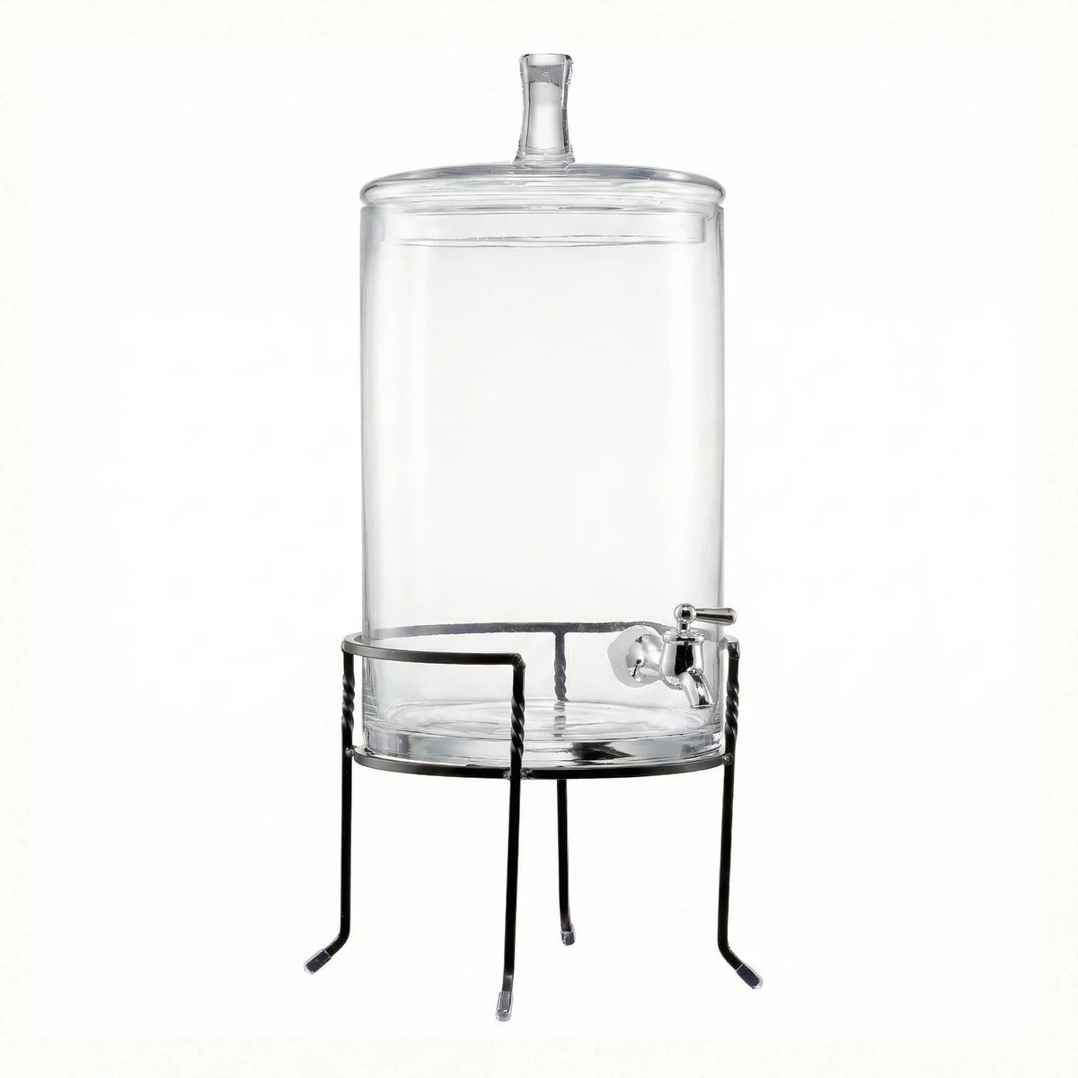 Stylesetter 210947-RB Glass Beverage Dispenser, 2.5 gal., Black - photo 2