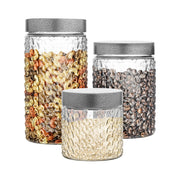 Stylesetter 303253-RB Glass Canister Set, 30 - 59 oz., Clear - Default Title