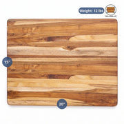 Teakhaus Traditional Teakwood Cutting Board, Brown - photo 2