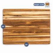 Teakhaus Traditional Teakwood Cutting Board, Brown - photo 7