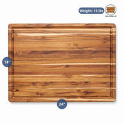 Teakhaus Traditional Teakwood Cutting Board, Brown - photo 5