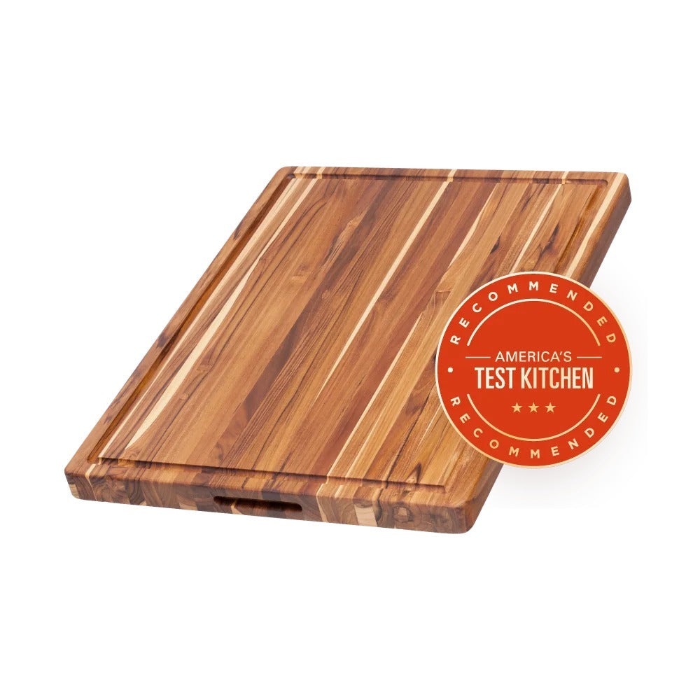 Teakhaus Traditional Teakwood Cutting Board, Brown - 20"