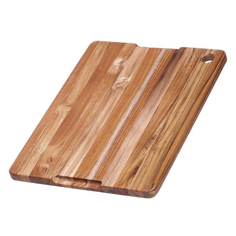 Teakhaus 110 Traditional Teakwood Cutting Board, 12" x 16", Brown - photo 3