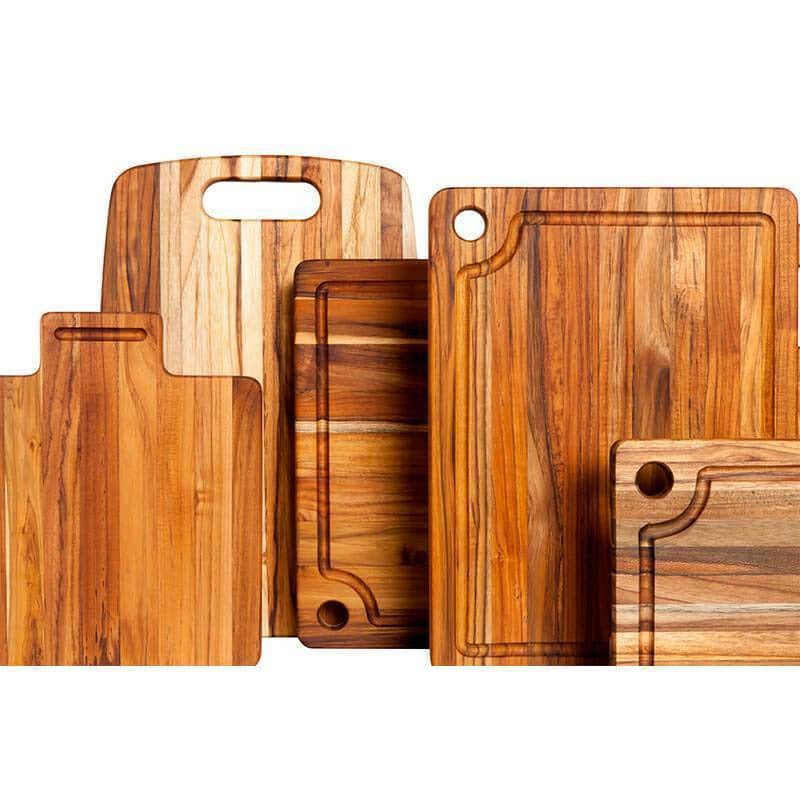 Teakhaus 110 Traditional Teakwood Cutting Board, 12" x 16", Brown - photo 4