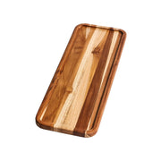 Teakhaus Essential Teakwood Serving Tray, 1/2" High, Brown - 16"