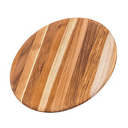 Teakhaus Elegant Teakwood Serving Board, 1/2" High, Brown - 13"
