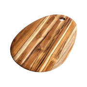 Teakhaus Elegant Teakwood Serving Board, 1/2" High, Brown - 16"
